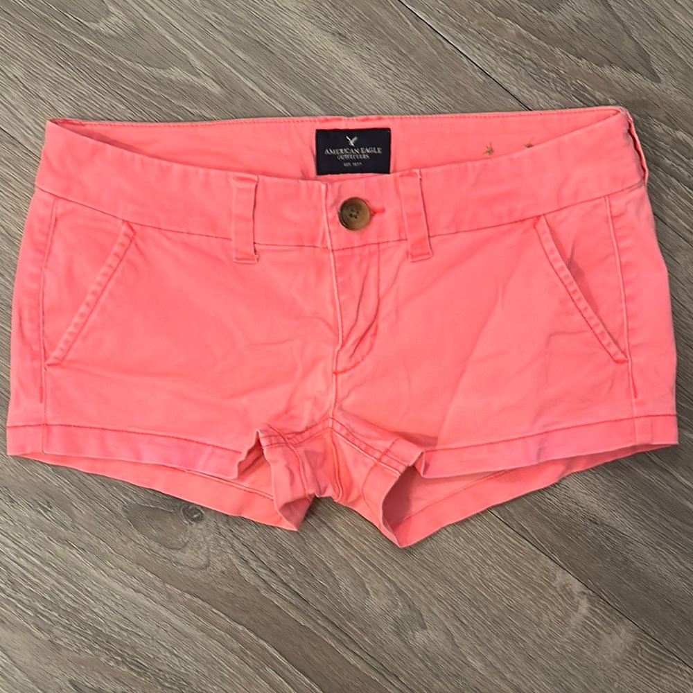American Eagle Outfitters Pink High Waist Shorts